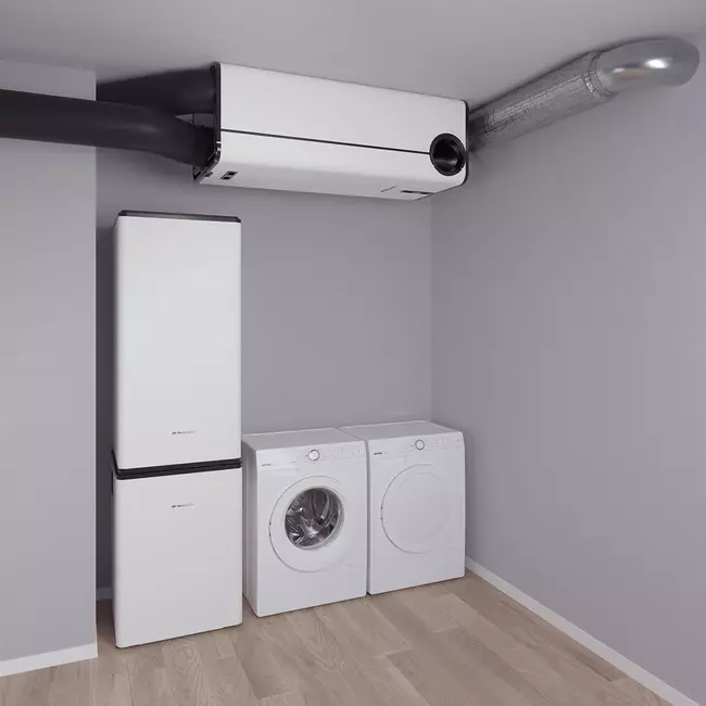 Itho Daalderop WTW unit HRU 300 V met vorstklep 300 m³/h